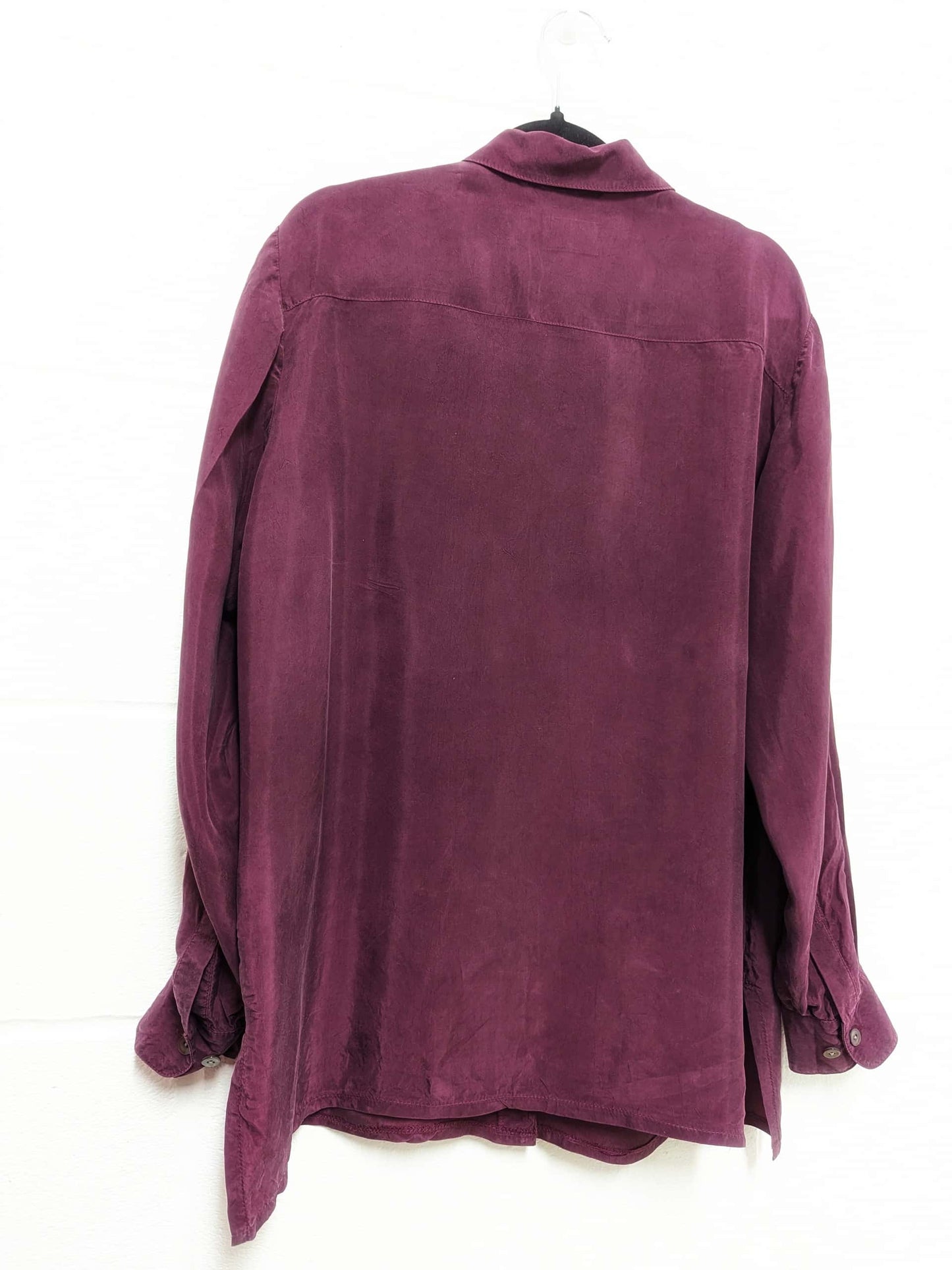 fringe shirt with embroidery hummingbird medium - large