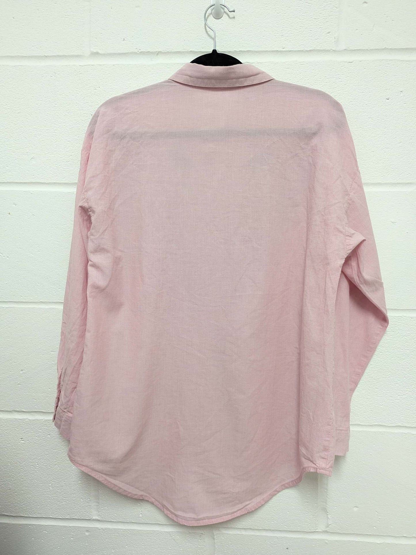 fringe shirt with embroidery hummingbird - medium