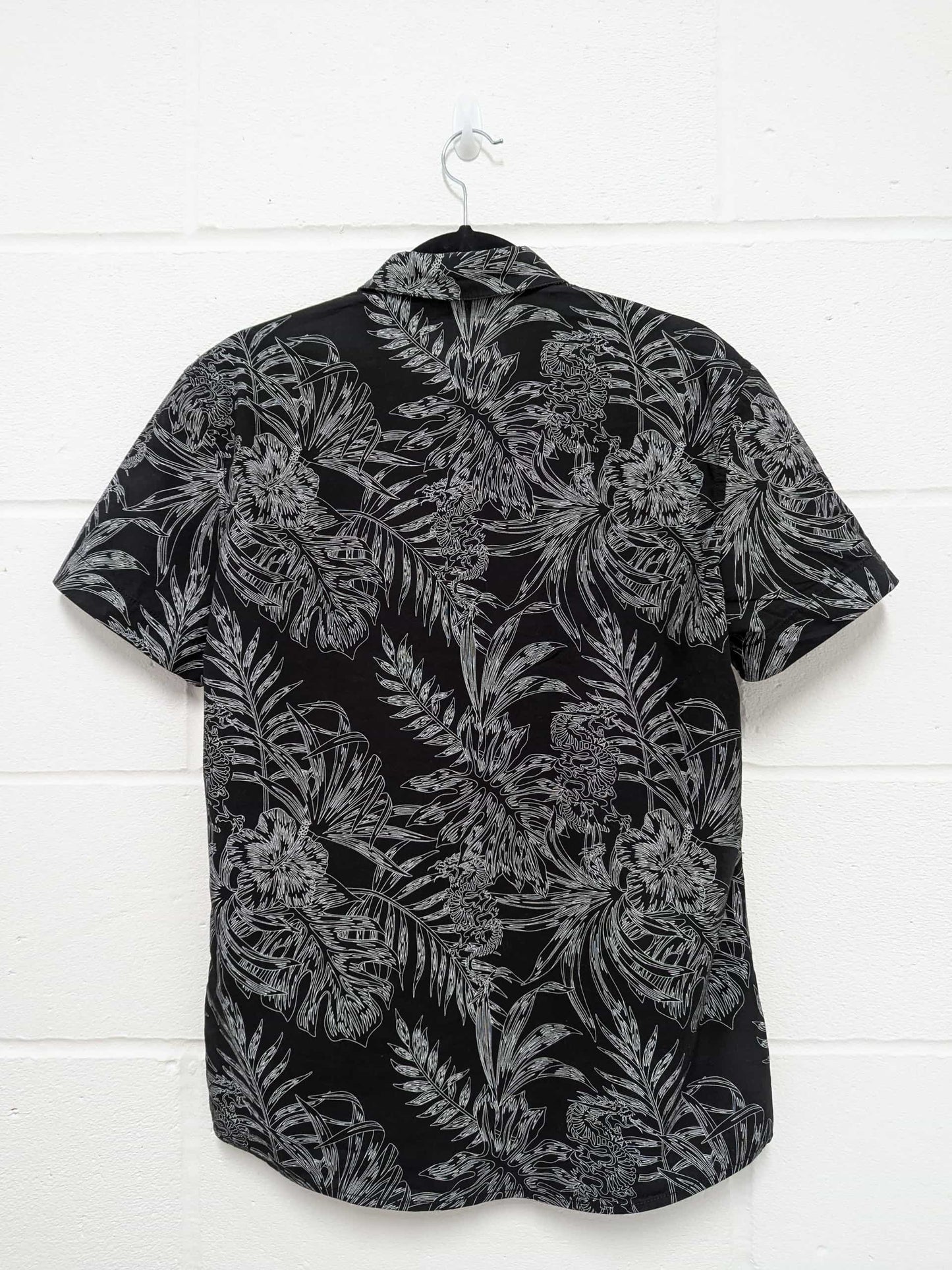fringe shirt with embroidery prawn - medium