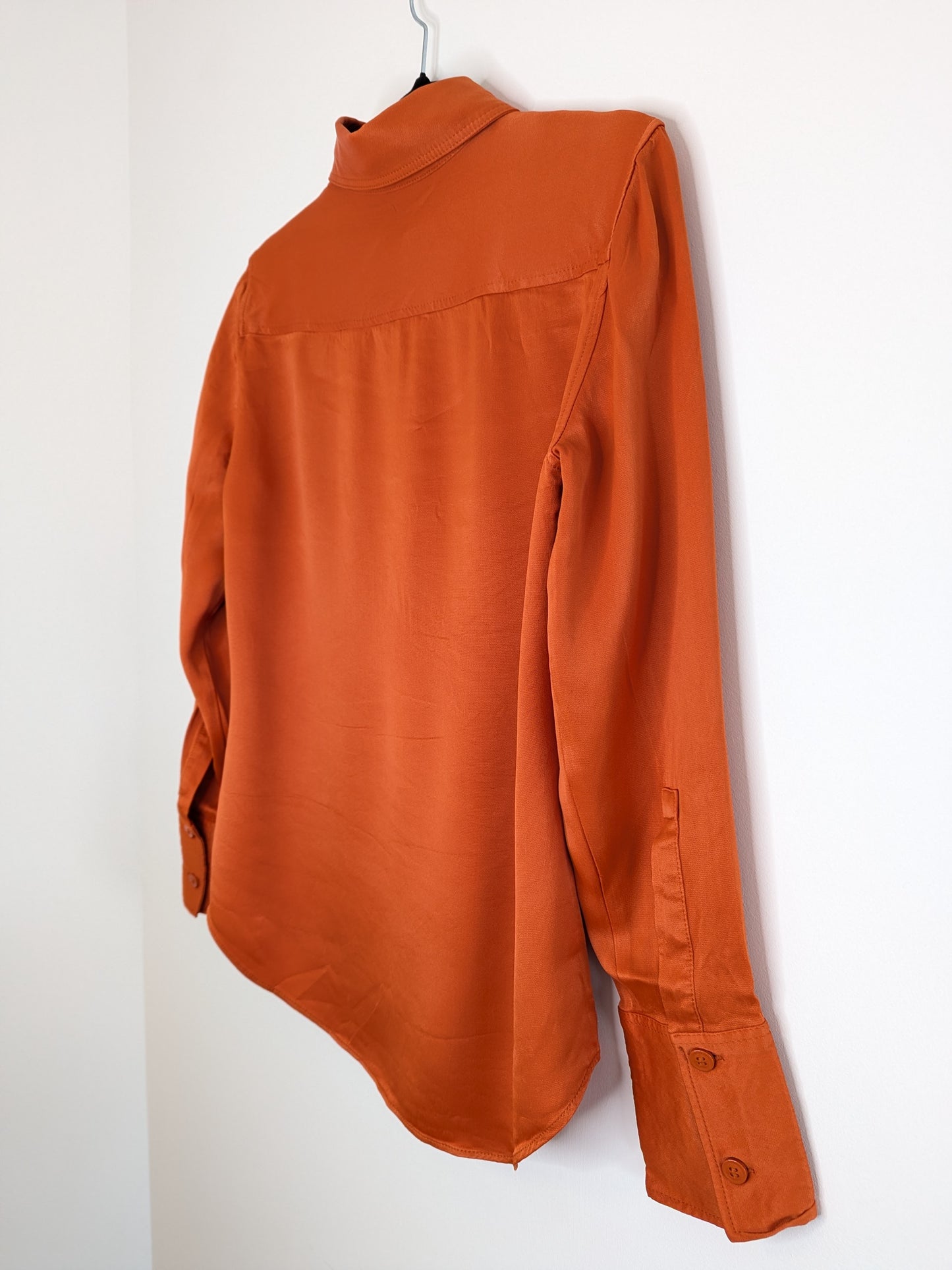 fringe shirt with embroidery lightning bolts - small