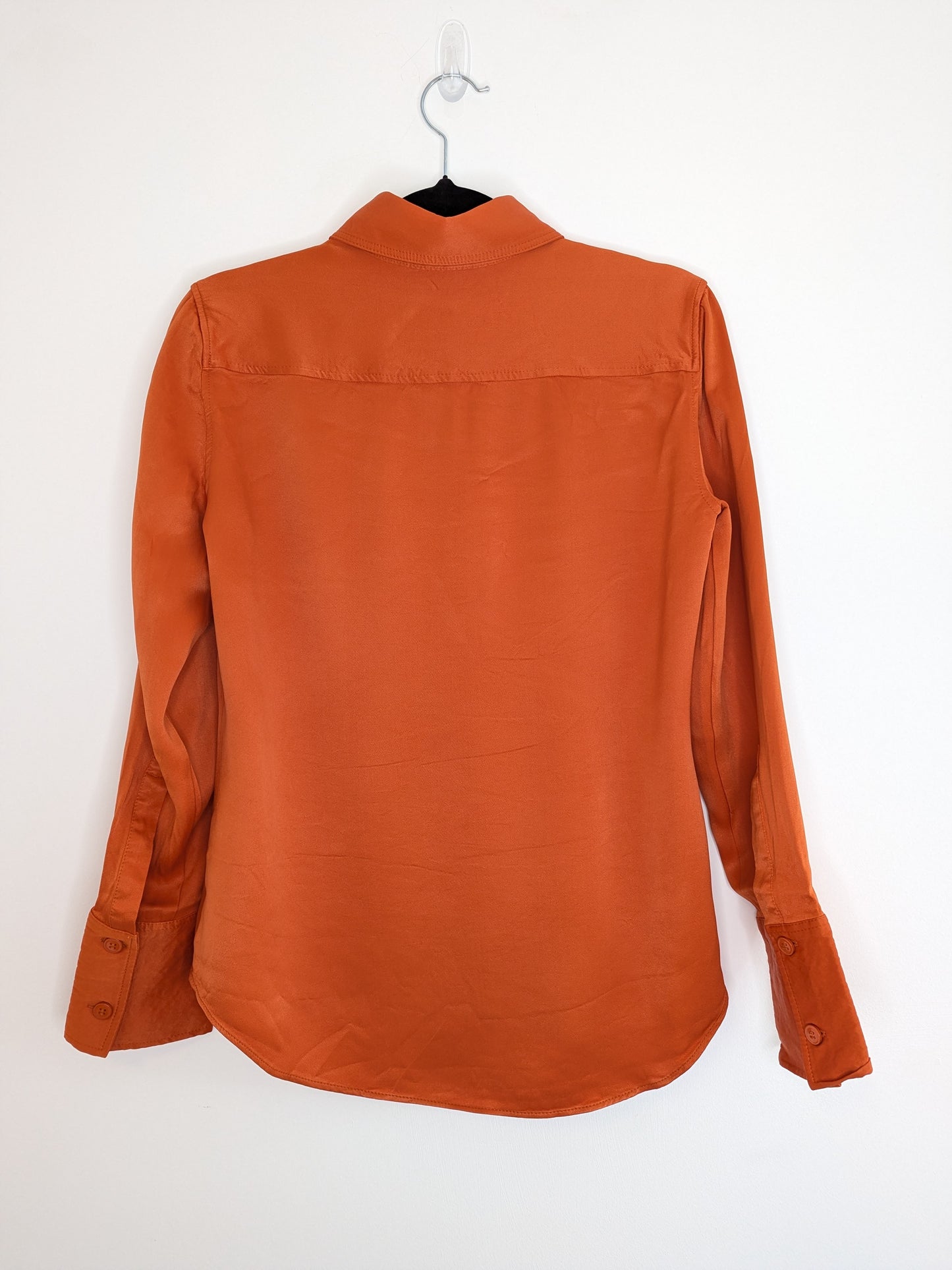 fringe shirt with embroidery lightning bolts - small